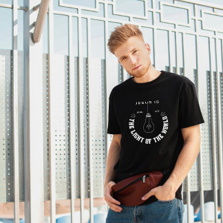 Jesus är det kristna T-Shirts ljus