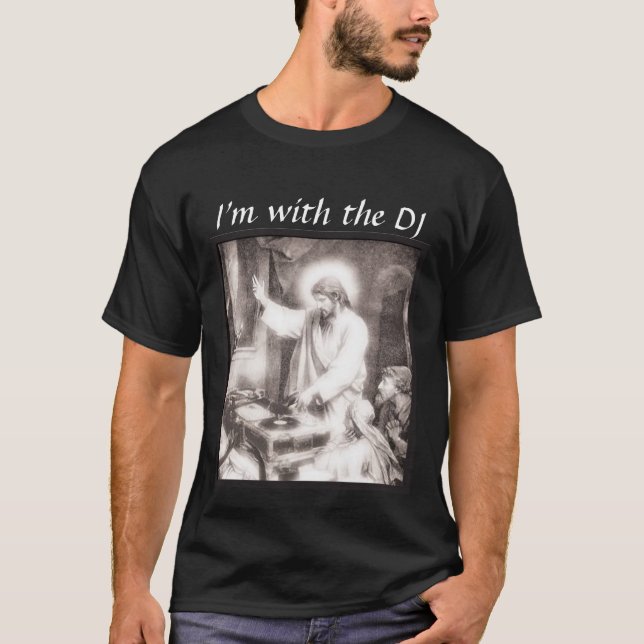 Jesus är en DJ Tee Shirt (Framsida)
