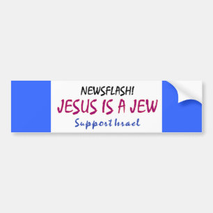 Jesus är en jude bildekal