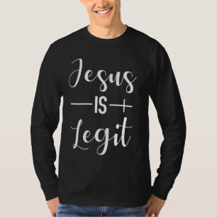 Jesus är en riktig kristen tro t shirt