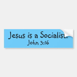 Jesus är en socialist! bildekal