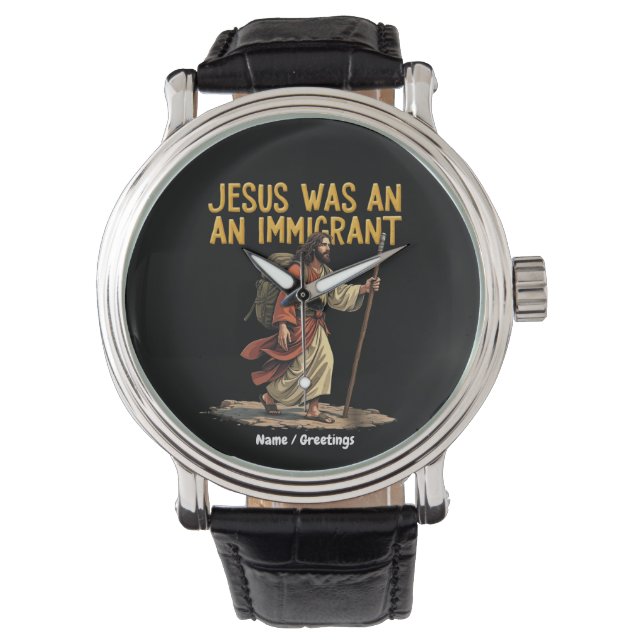 Jesus är ett unikt stöd för Kor design Armbandsur (Framsida)