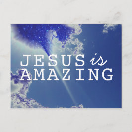 Jesus är Fantastisk med Himlar Stars Vykort