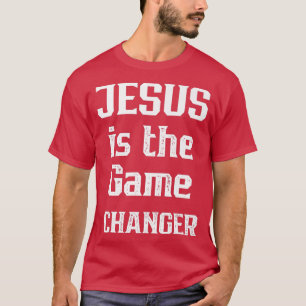 JESUS ÄR GAME CHANGER GRAPHIC DESIGN CHRISTIAN T SHIRT