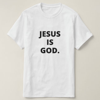 Jesus är gud, kristen minimalistisk till skjorta t shirt