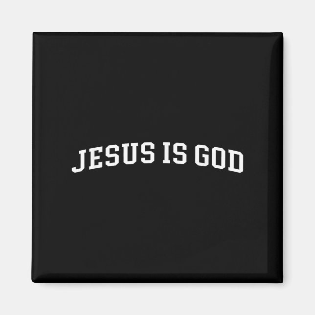 Jesus Är Gud  Magnet (Framsidan)