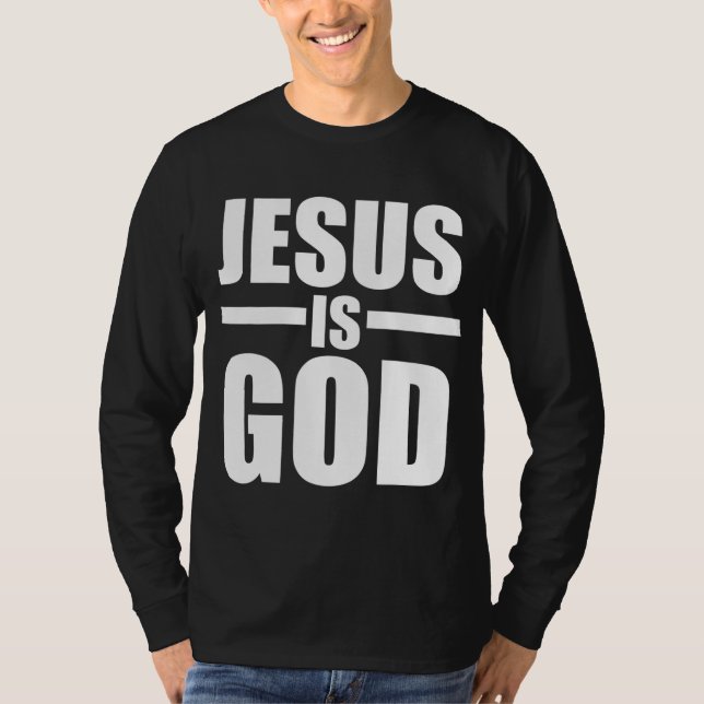 Jesus är Gud T Shirt (Framsida)