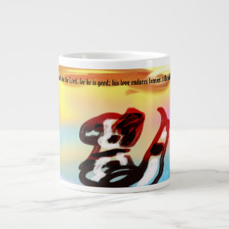 Jesus är här jumbo mugg
