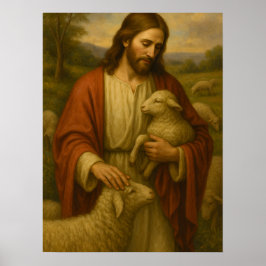 Jesus Är Herden #4™ LDS Väggkonst Affisch