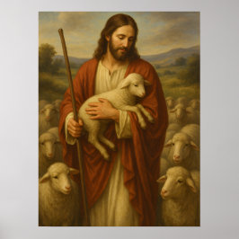 Jesus Är Herden #5™ LDS Väggkonst Affisch