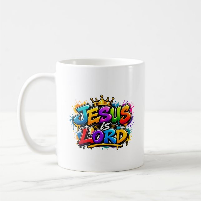 Jesus är Herre Kaffemugg (Vänster)