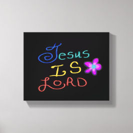 Jesus är HERRE kristen Canvastryck