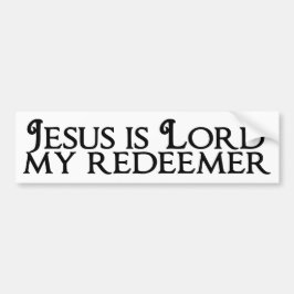 Jesus är Herre, min Redeemer Bildekal