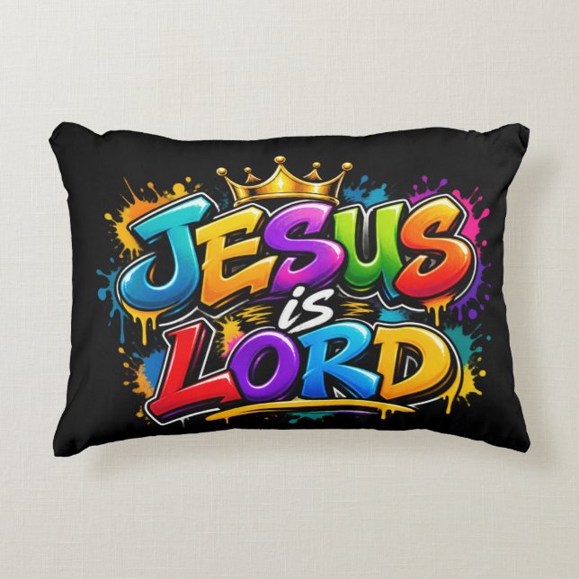 Jesus är Herre Prydnadskudde (Framsidan)