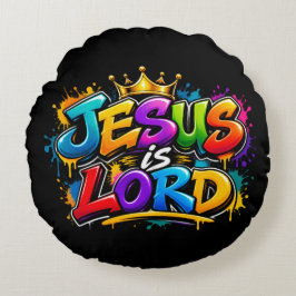 Jesus är Herre Rund Kudde