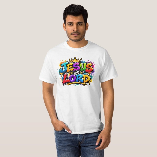 Jesus är Herre T Shirt (Hel framsida)