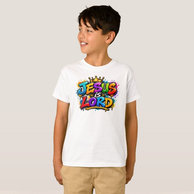 Jesus är Herre T Shirt (Hel framsida)