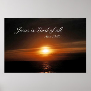 Jesus är Herren av alla Poster