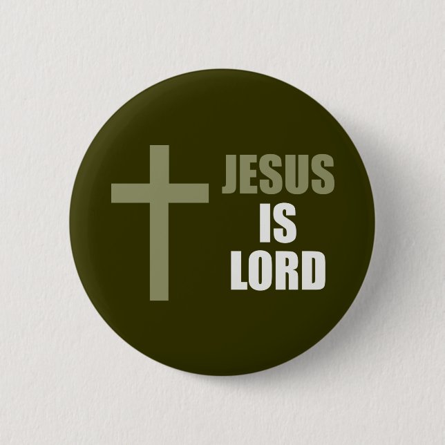 Jesus är Herren och Savior och ljuset Knapp (Framsida)