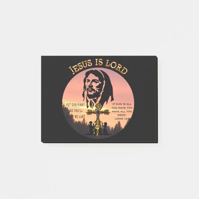 Jesus är Herren Post-it Block (Framsida)