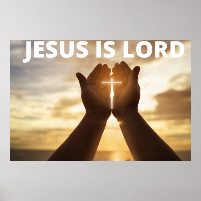 Jesus är Herren Poster (Framsidan)