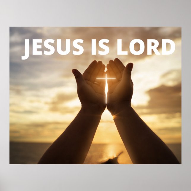 Jesus är Herren Poster (Framsidan)