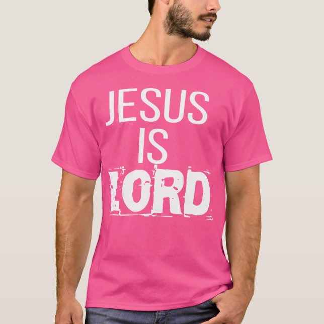 Jesus är Herren.. T Shirt (Framsida)