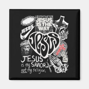 Jesus är hur den kristna bibeln Verse God Faith W Magnet