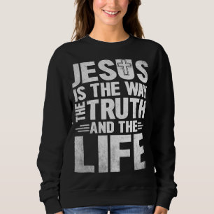 Jesus är hur sanningen om livet ser ut t shirt