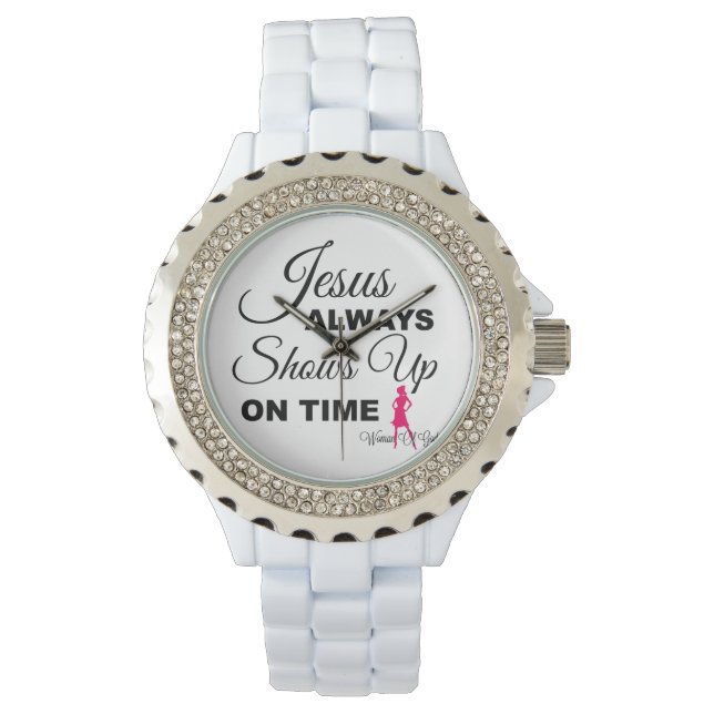 Jesus är i tid armbandsur (Framsida)