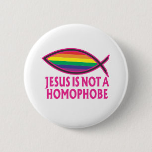 Jesus är inte en Homophobe Knapp