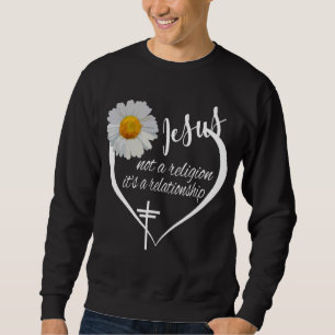 Jesus är inte en religion.. Det är en relationstro Lång Ärmad Tröja