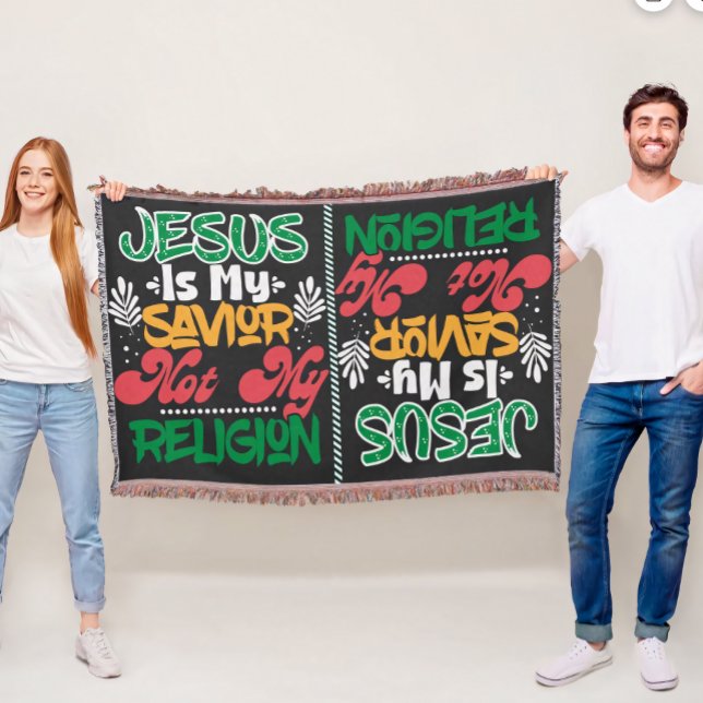 Jesus är inte min religion.. filt (Skapare uppladdad)
