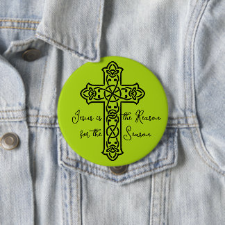 Jesus är julens mening kors jul knapp