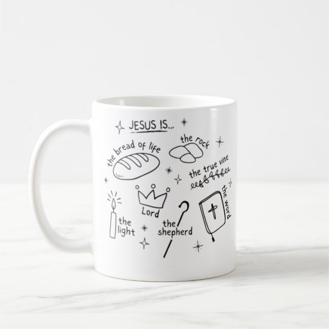Jesus är... kaffemugg (Vänster)