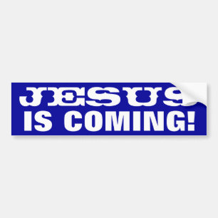 Jesus är kommande! bildekal