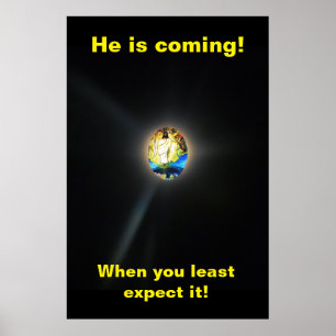 JESUS ÄR KOMMANDE POSTER
