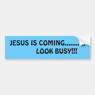 JESUS ÄR KOMMANDE ..........., SE BILDEKAL