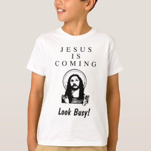 Jesus är kommande - se upptagen! t-shirt