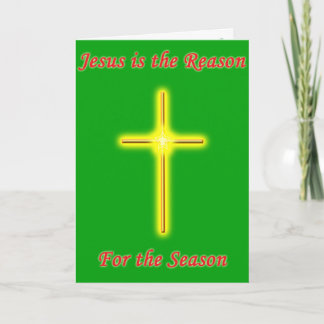 Jesus är kortet för resonerajulhälsningen helgkort