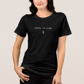 Jesus är kristen kung t shirt