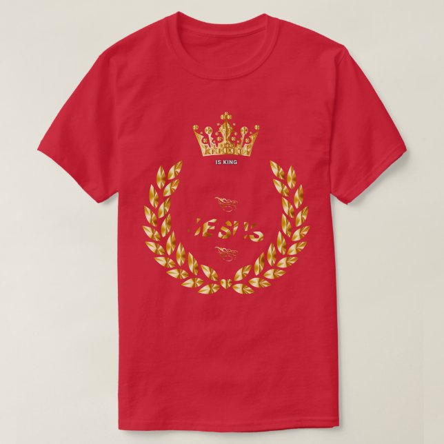 Jesus är Kung 1 T Shirt (Design framsida)