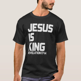 Jesus är Kung avslöjande 1714 T Shirt