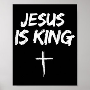 Jesus är kung Bibelvers Johannes 14:6 Kristna Gud Poster