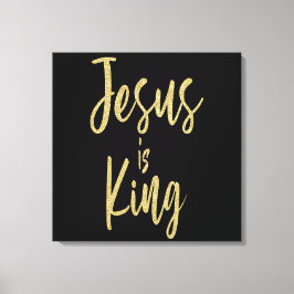 Jesus är Kung Canvastryck