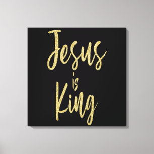 Jesus är Kung Canvastryck