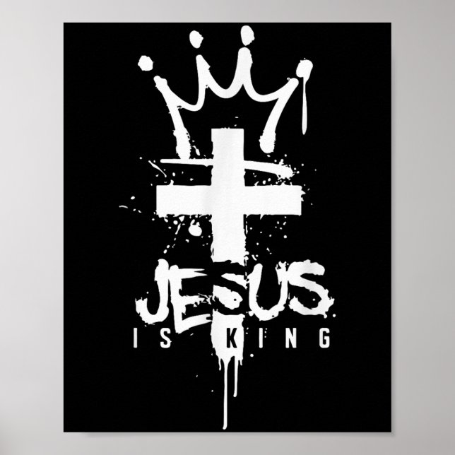 Jesus är Kung Christian Poster (Framsidan)