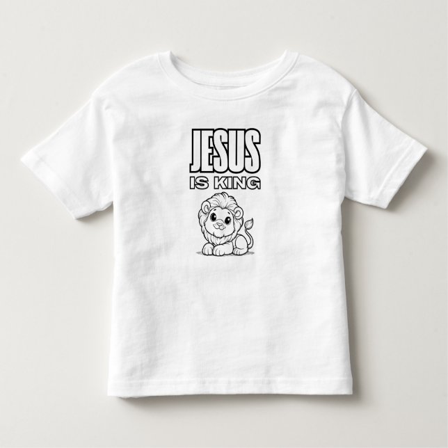 Jesus är Kung Färg i mig T Shirt (Framsida)