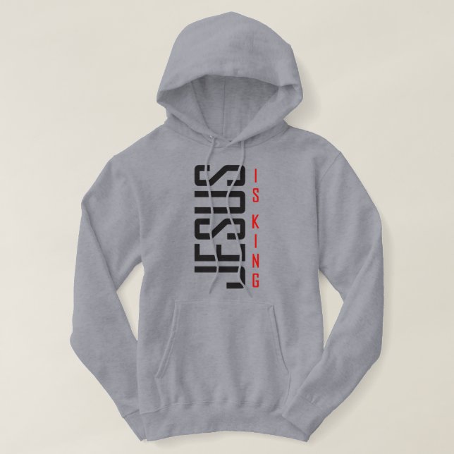 Jesus är kung hoodie (Design framsida)