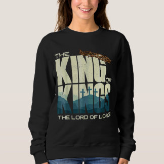 Jesus är Kung i Kung Crucifixion Kor Krona T Shirt